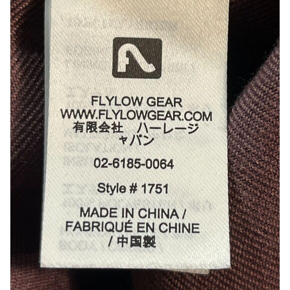 Women's Fly Low Brigitte Tech Flannel Shirt Medium Snap Button Gorpcore Western - Picture 7 of 10